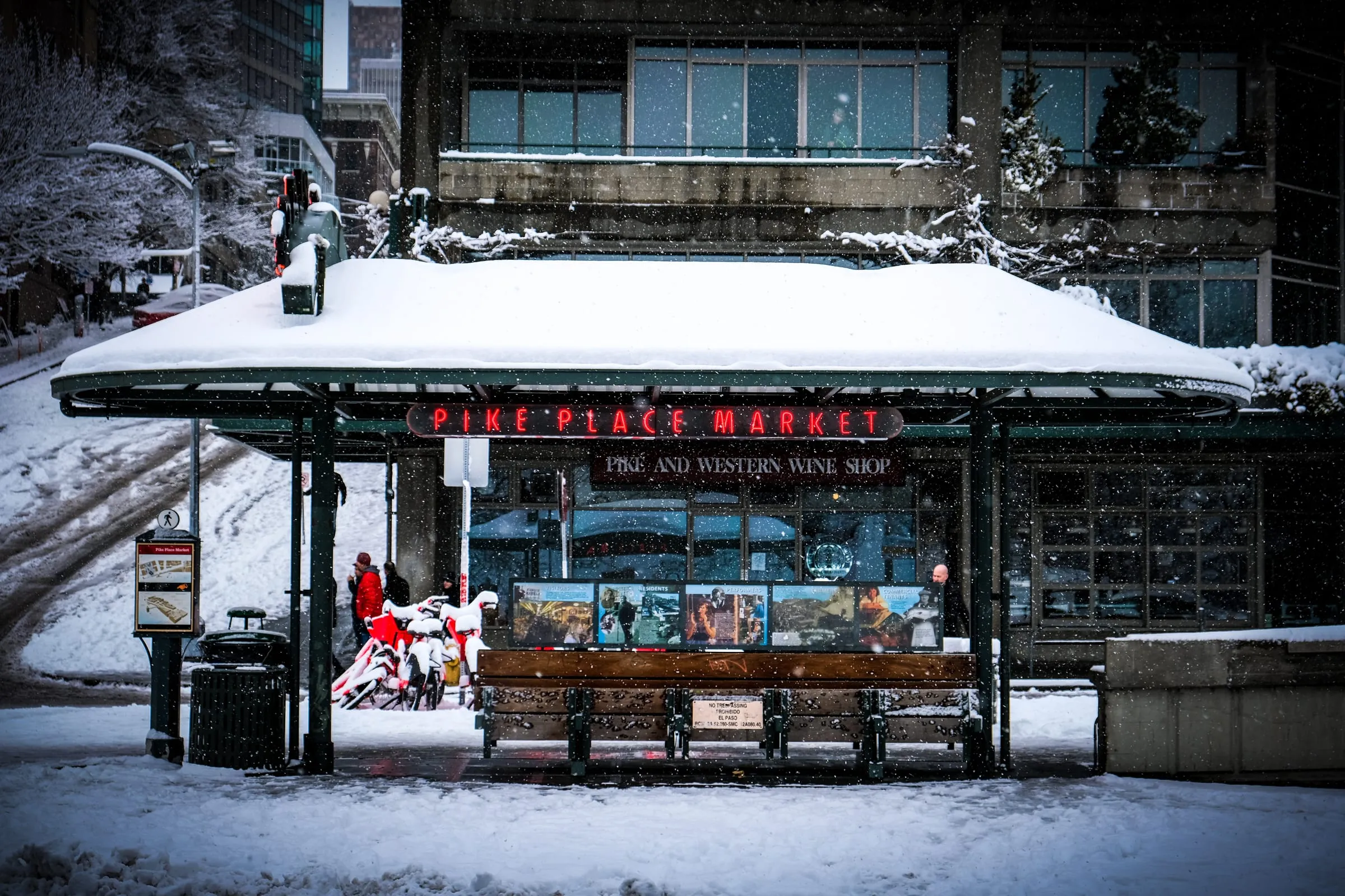 Picture of the snow in Seattle, Feb 2019.