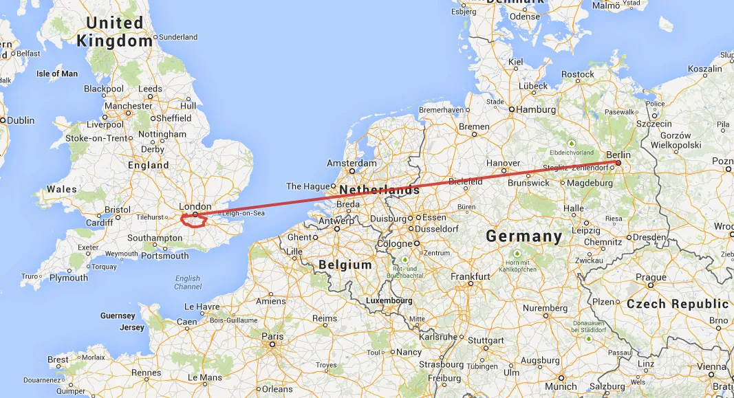 GPS logger track