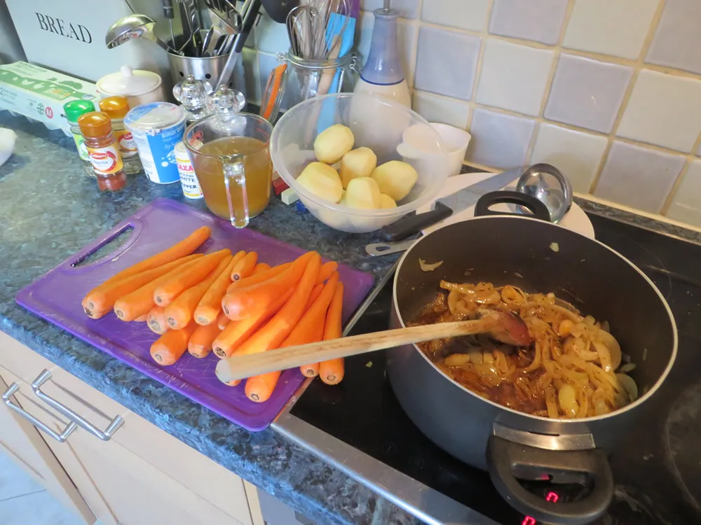 Grandads Carrot Soup - Ingredients