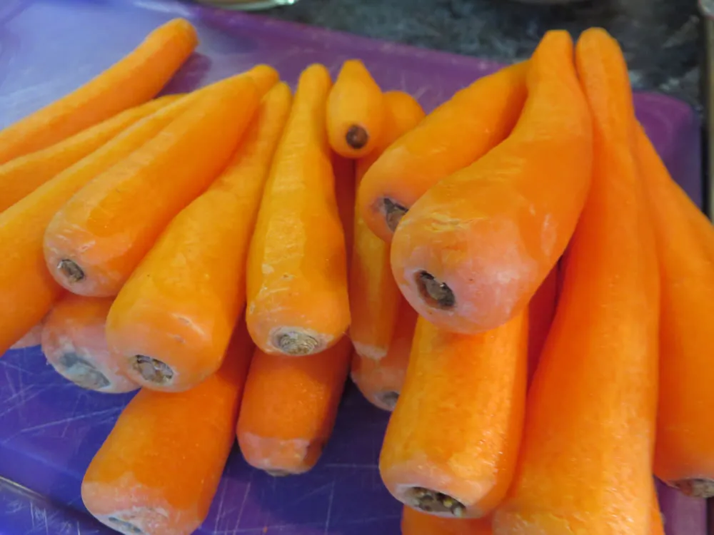 Grandads Carrot Soup - Peeled Carrots