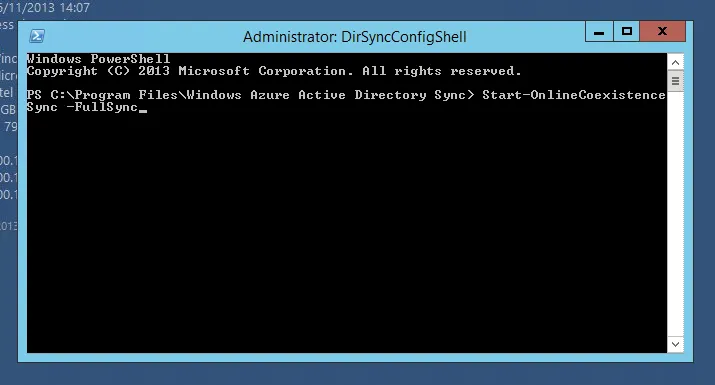 Start-OnlineCoexistenceSync cmdlet