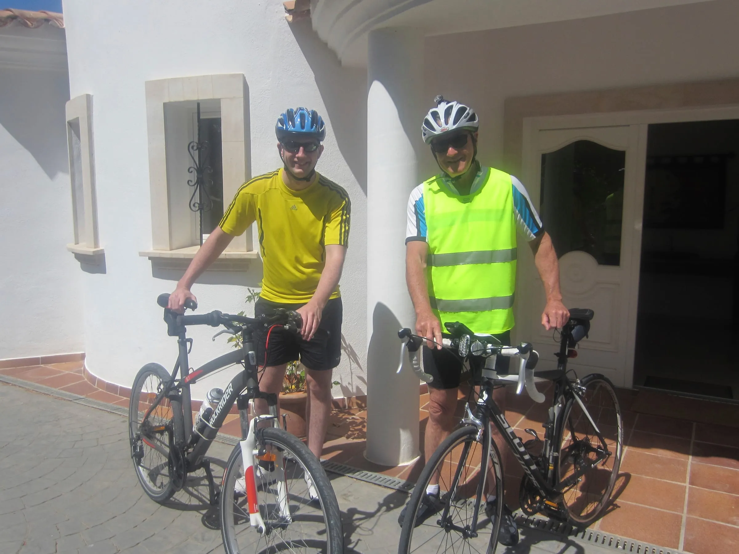With Bryan before our bike ride